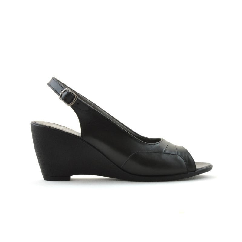 Damensandalen 599 schwarz
