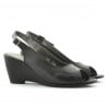 Damensandalen 599 schwarz