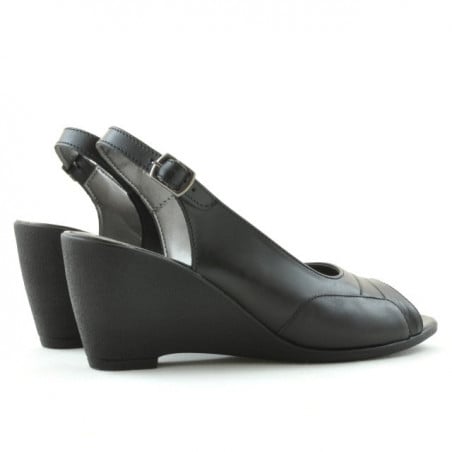 Damensandalen 599 schwarz