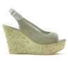 Damensandalen 5001 Sand Velours