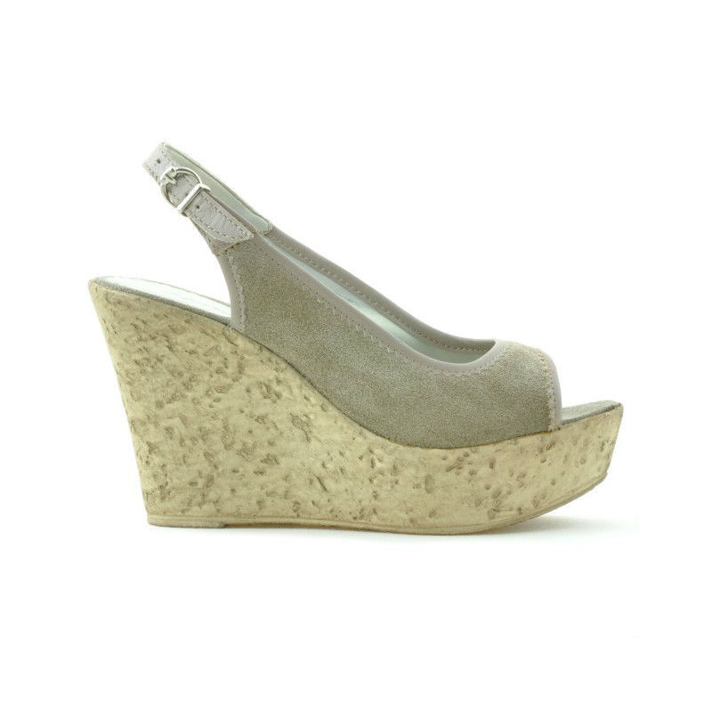 Damensandalen 5001 Sand Velours