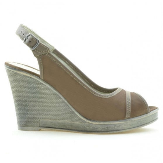 Damensandalen 5000 Capuccino Velours Damensandalen 5000 Capuccino Velours