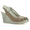 Damensandalen 5000 Capuccino Velours