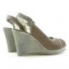 Damensandalen 5000 Capuccino Velours