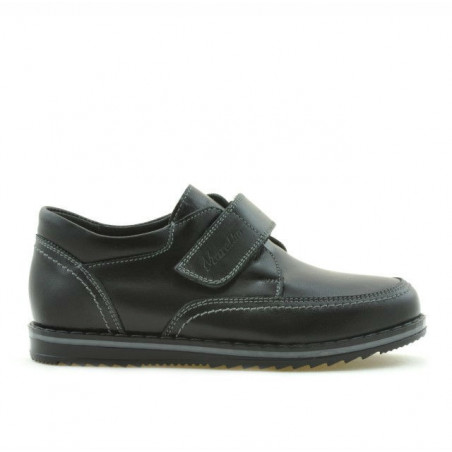 Kinderschuhe 113sc schwarz Klettverschluss