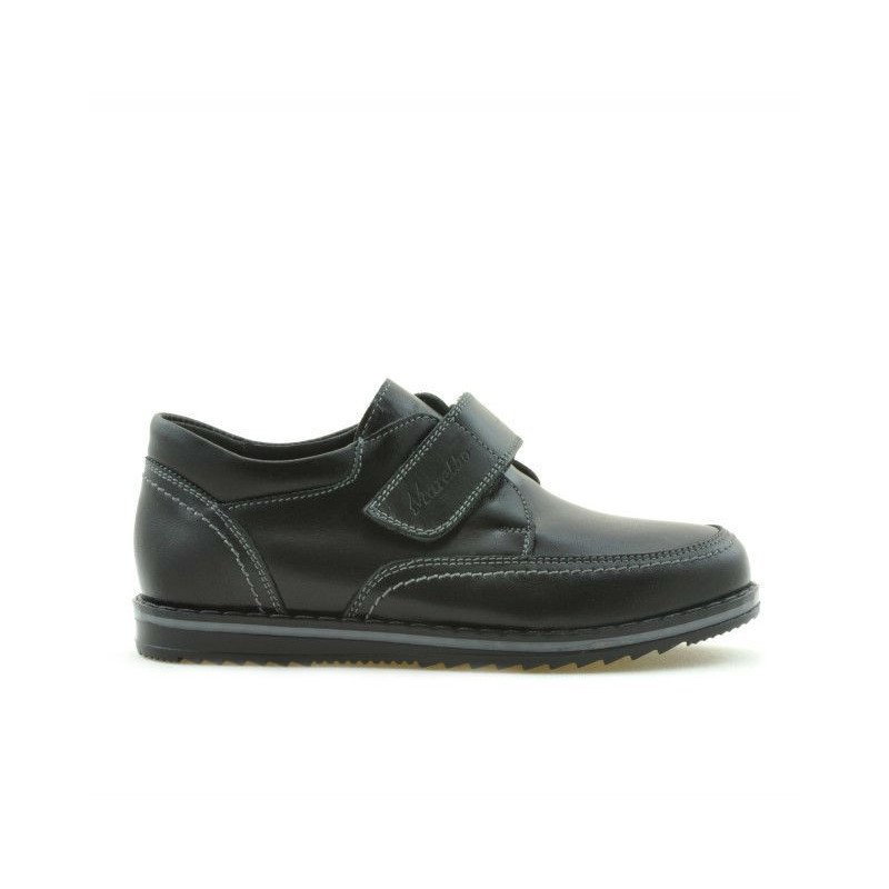 Kinderschuhe 113sc schwarz Klettverschluss