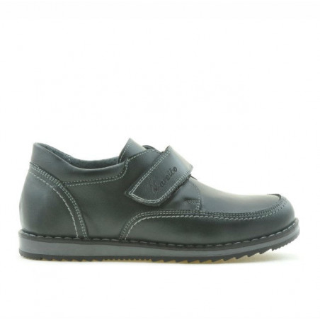 Kinder Schuhe 113sc anthrazit Klettverschluss