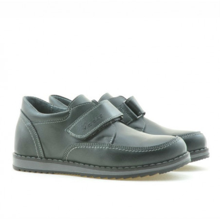 Kinder Schuhe 113sc anthrazit Klettverschluss