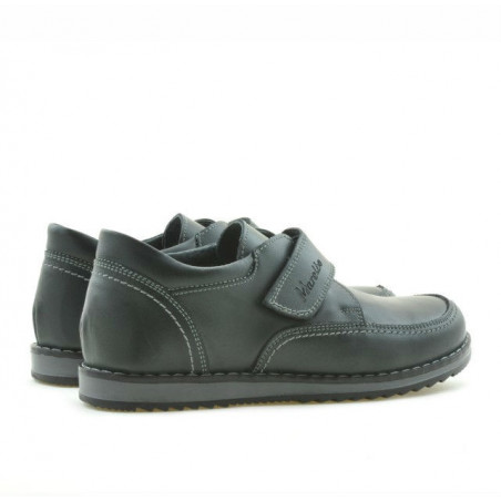 Kinder Schuhe 113sc anthrazit Klettverschluss