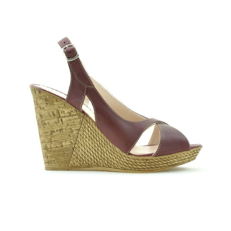 Damensandalen 5015 bordeaux