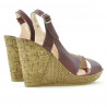 Damensandalen 5015 bordeaux