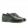 Schuhe Kinder 150 Kombination aus schwarzem Lack
