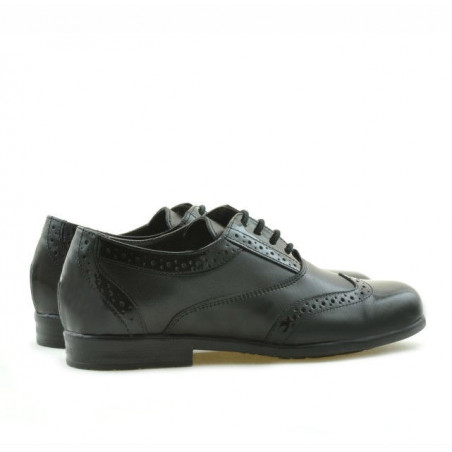 Schuhe Kinder 150 Kombination aus schwarzem Lack