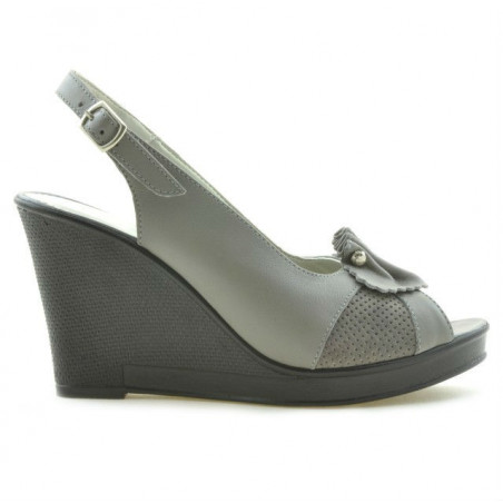 Damen Sandalen 5002 hellgrau