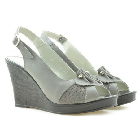 Damen Sandalen 5002 hellgrau