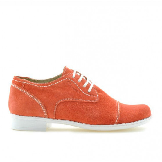 Kinder Schuhe 131 Korallenrot Velours Kinder Schuhe 131 Korallenrot Velours
