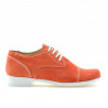 Kinder Schuhe 131 Korallenrot Velours