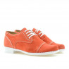 Kinder Schuhe 131 Korallenrot Velours