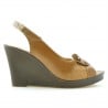 Damen Sandalen 5002 gewachstes Braun