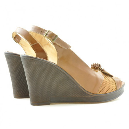 Damen Sandalen 5002 gewachstes Braun
