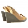 Damen Sandalen 5002 gewachstes Braun