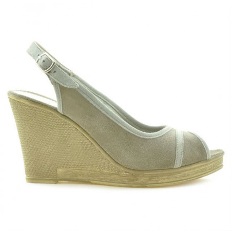 Damen Sandalen 5000 Sand Velours