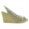 Damen Sandalen 5000 Sand Velours