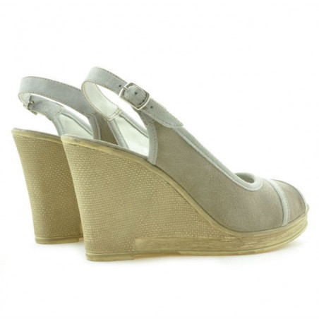 Damen Sandalen 5000 Sand Velours