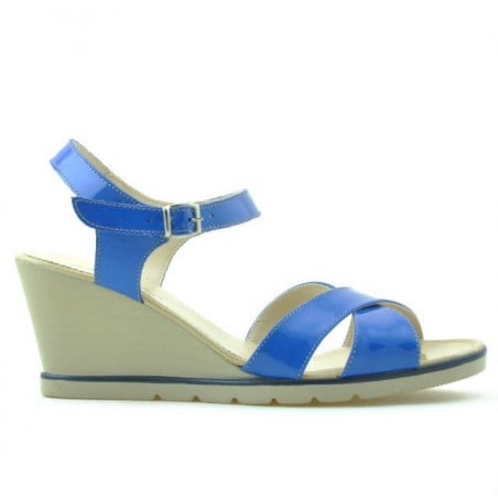 Damen Sandalen 5007 Lack Blau