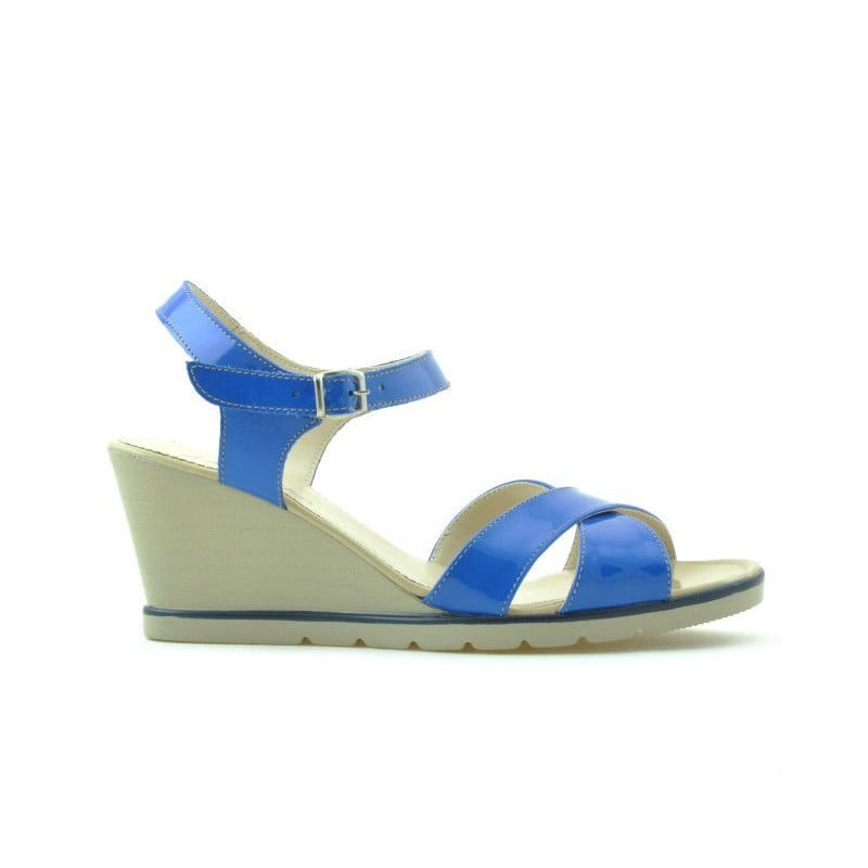 Damen Sandalen 5007 Lack Blau