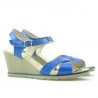 Damen Sandalen 5007 Lack Blau
