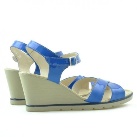 Damen Sandalen 5007 Lack Blau