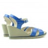 Damen Sandalen 5007 Lack Blau