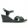 Damen Sandalen 5007 Lack Schwarz