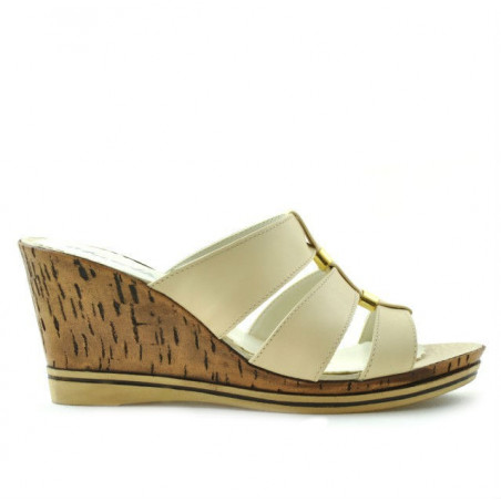 Damen Sandalen 5014 Cremefarbe