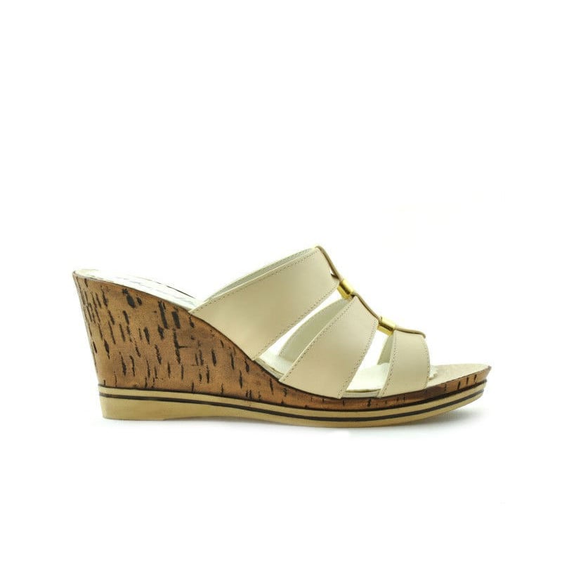 Damen Sandalen 5014 Cremefarbe