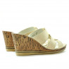 Damen Sandalen 5014 Cremefarbe