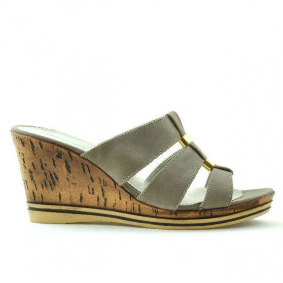 Damen Sandalen 5014 sandfarben satiniert