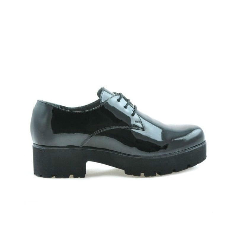 Damen Freizeitschuhe 660 Lack Schwarz