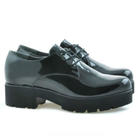 Damen Freizeitschuhe 660 Lack Schwarz