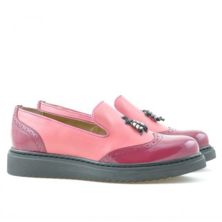 Damen Freizeitschuhe 659 lack fuchsia kombiniert