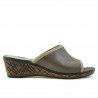 Damen Sandalen 5004p Cappuccino perforiert
