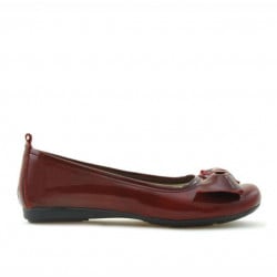 Kinder Schuhe 141 Lack Bordo
