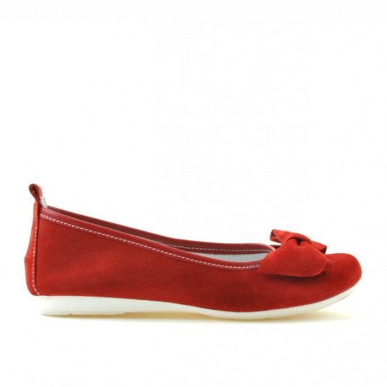 Kinderschuhe 141 rot Velours Kinderschuhe 141 rot Velours