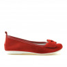 Kinderschuhe 141 rot Velours