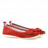 Kinderschuhe 141 rot Velours