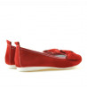 Kinderschuhe 141 rot Velours