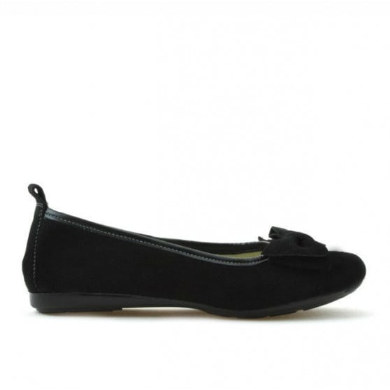 Kinderschuhe 141 schwarz Velours
