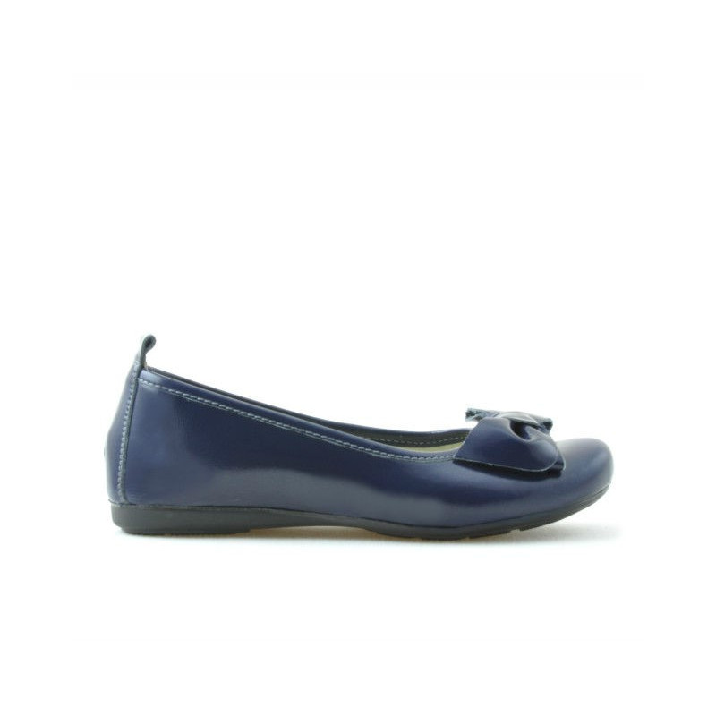 Kinderschuhe 141 Lack Indigo