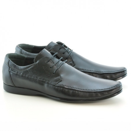 Herrenschuhe casual/elegant 862 schwarz